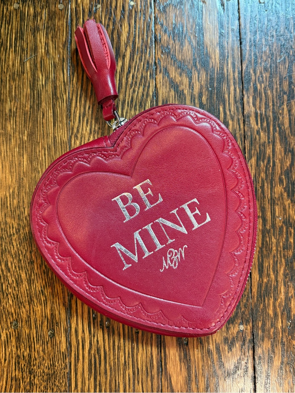 Leather “Be Mine” Pouch